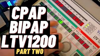 How to set up CPAP and BiPAP Non Invasive Ventilation with LTV 1200 Ventilator Part 2 [upl. by Allemahs310]