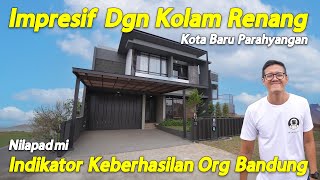 Rumah Mewah Super Keren Gaya Paviliun di Nilapadmi Kota Baru Parahyangan [upl. by Sinnek]