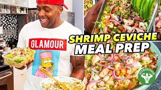 Healthy Shrimp Ceviche Recipe Meal Prep [upl. by Eitten]