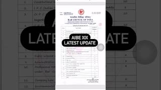 All India Bar Exam Latest Update  AIBE 19 legal aibe19 barexam [upl. by Hinda812]