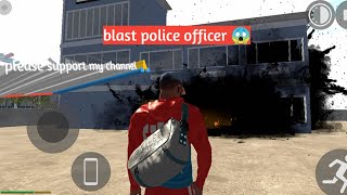 POLICE STATION BLAST 😱 INDIAN BIKE DRAVING 3D indianbikedriving3d [upl. by Elamrej]