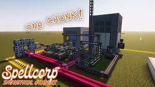 Building a compact Mekanism Fission Reactor and Turbine in All the Mods 8 [upl. by Hayyikaz]