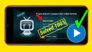 How to Fix Player doesnt support this video format  How to Ply Vidmate Video in Mxplayer [upl. by Rehpotsrhc]