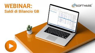 Webinar operativo Saldi Di Bilancio GB  GBsoftware [upl. by Anaahs]