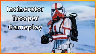 Incinerator Trooper Gameplay Star Wars Battlefront 2 [upl. by Tobe]