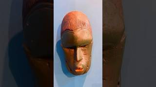 Mask Baule Ivory Coast shorts africa mask tribalart ritual museum collection culture art [upl. by Wakerly174]