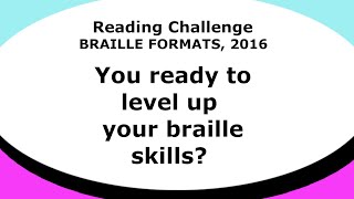 Braille Formats Challenge [upl. by Alleroif]