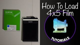 How to Load 4x5 film holders [upl. by Enaamuj784]