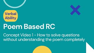 How to approach Poem based Reading Comprehension Solving Poem based RC PYQ XAT 2022 Priyasha Das [upl. by Melc]