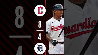 Jose Ramirez Bat Lifts 1st Place Guardians to Win in Detroit vs Tigers mlbhighlights [upl. by Dadinirt637]