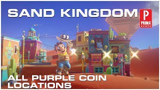 Super Mario Odyssey  Sand Kingdom All Purple Coins [upl. by Davidoff]