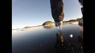 Skating on ice that is smooth as glass [upl. by Audly]