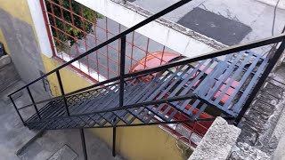 Como fabricar una escalera recta de herrería [upl. by Eseerehc]