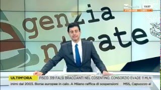 Rai News Notiziario H 13 30 Convegno Assonime 18 gennaio 2016 [upl. by Duer687]