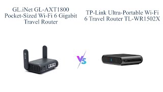 GLiNet GLAXT1800 vs TPLink AX1500 Travel Router 🔥 Comparison amp Review [upl. by Aihsein]