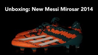 Unboxing New Messi Boots Mirosar 2014 [upl. by Khalil]