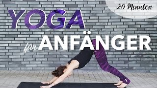 YOGA für Anfänger  20 Minuten Home Workout [upl. by Edlitam]