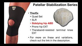 TherEx  Patellar Stabilization Series Part 2  Stabilization Exercises [upl. by Hepsiba]