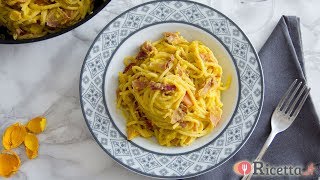 Spaghetti alla crema di ceci e speck  Ricettait [upl. by Petula]