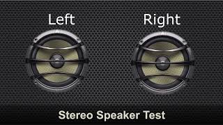 Stereo Speaker Test  Headphone Test  Left Right Channel Test  stereo [upl. by Maise]