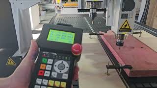 Heliner CNC Router with N105G3  How to set workpiece orgin [upl. by Marika]