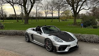 Porsche 718 Boxster Spyder RS [upl. by Edorej]