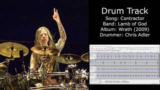 Contractor Lamb of God • Drum Track [upl. by Dira]