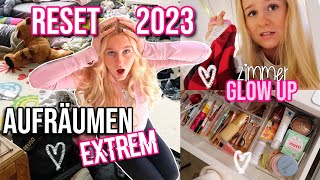 RESET 2023 Zimmer Glow up Teil1 😳 Aufräumen amp Ausmisten MavieNoelle [upl. by Yhtomot835]