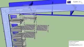 Bridging Scaffold with Layher Allround Diagonals [upl. by Aremahs]