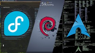 Fedora vs Debian and Arch Linux [upl. by Simdars]