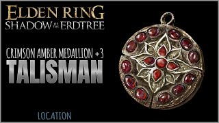 Crimson Amber Medallion 3 Location in Elden Ring Shadow of the Erdtree [upl. by Nerw465]