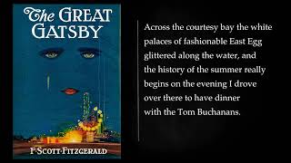 The Great Gatsby  By F Scott Fitzgerald audiobook full length [upl. by Saoj]