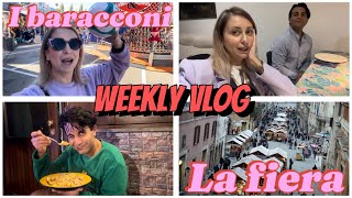 WEEKLY VLOG La fiera in centro [upl. by Nnaytsirk]