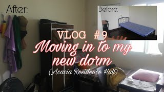 Lumipat ako sa Acacia Residence Hall UP Diliman Dorm plus ROOM TOUR [upl. by Lorianna]