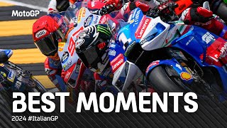 Best MotoGP™ Moments 🔥  2024 ItalianGP [upl. by Shoshana]