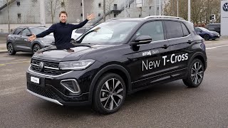 Volkswagen TCross Facelift 2024 Review [upl. by Sadoc585]