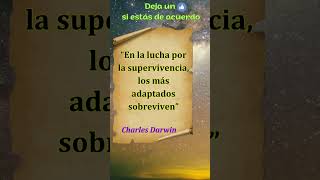 Frases sabios de Charles Darwin 3 frases estoicismo sabiduría citas [upl. by Babb615]