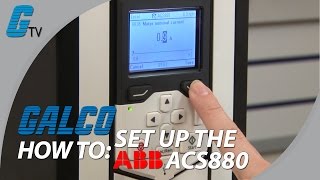 How to set up the ABB ACS880 Variable Frequency Drive [upl. by Lordan919]