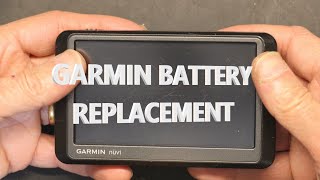 Battery Diagnostic amp Replacement in a Garmin Nuvi 200 205 255 265 200w 205w 255w 265w GPS Navigation [upl. by Hetty]