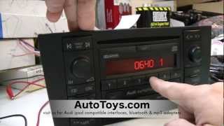 How To Unlock Audi Radio Code Read Safe Mode By Autotoyscom [upl. by Dihsar983]