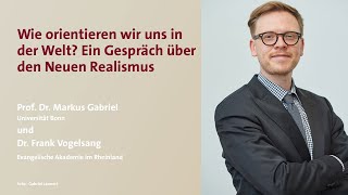 Prof Markus Gabriel Wie orientieren wir uns in der Welt [upl. by Bain635]