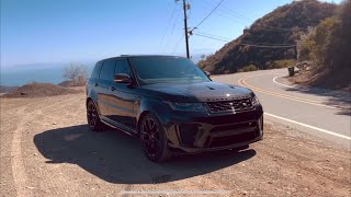 2022 Range Rover Sport SVR Carbon Edition  Walkaround and revs [upl. by Jochbed309]