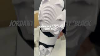 Unboxing Jordan 1 Low TD Cleat Black White 2023 [upl. by Heydon]