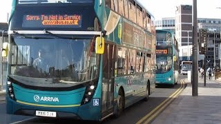 Buses amp Trains at Leicester  April 2017 [upl. by Rolfe91]