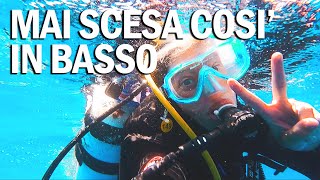 MAI SCESA COSI IN BASSO immersione profonda allisola dElba [upl. by Halliday]