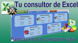 Plantilla para controlar las constantes vitales en Excel [upl. by Questa]