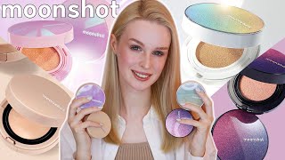 Лучший корейский тональный кушон Moonshot 💕 Обзор 4 версий [upl. by Noraha500]