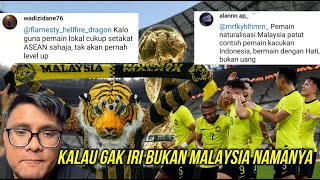 Komentar nitizen malaysia yang guoblk katanya timnas indonesia gak diajak kualifikasi piala asia [upl. by Ennayar]