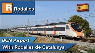 Rodalies de Catalunya the cheapest and most convenient way from El Prat airport to Barcelona [upl. by Soalokcin]