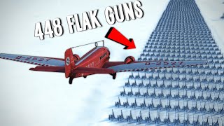 I filled an entire runway with flak guns and tried to land on it  IL2 Sturmovik Crashes [upl. by Mya]